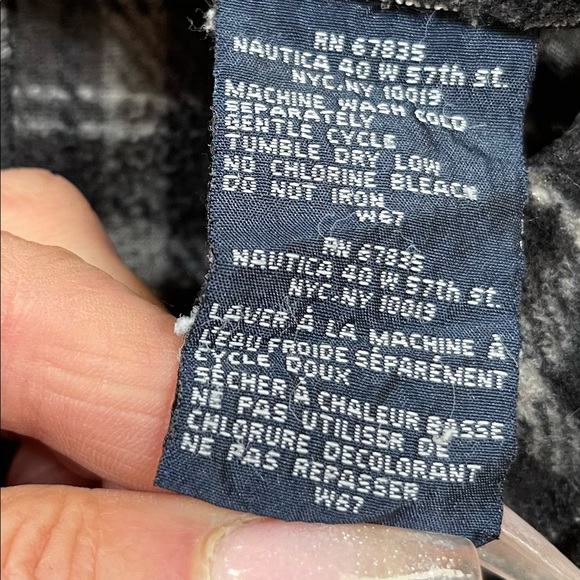 Nautica Mens M lounge pants elastic waist drawstring  rear pocket Gently worn - Picture 4 of 6